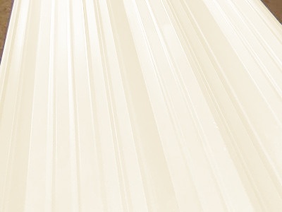 Окрашенный профнастил С10-1050, 0,7 мм, слоновая кость